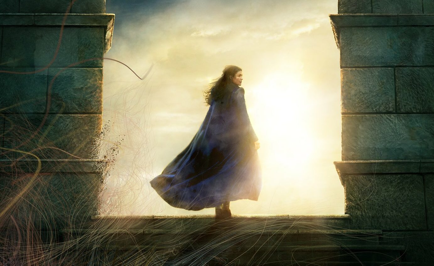 the wheel of time release date amazon tv series adaptation Moiraine poster