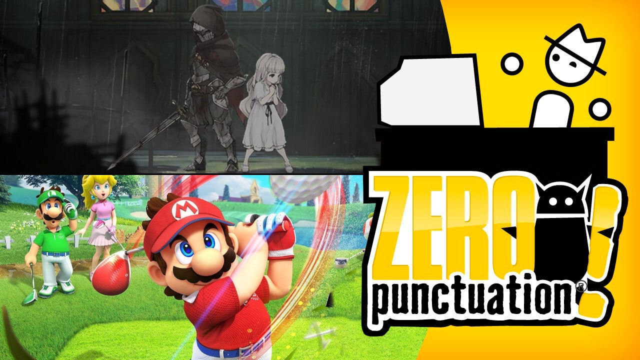Zero Punctuation Yahtzee Croshaw Mario Golf: Super Rush and Metroidvania Ender Lilies: Quietus of the Knights Nintendo Camelot Live Wire Adglobe