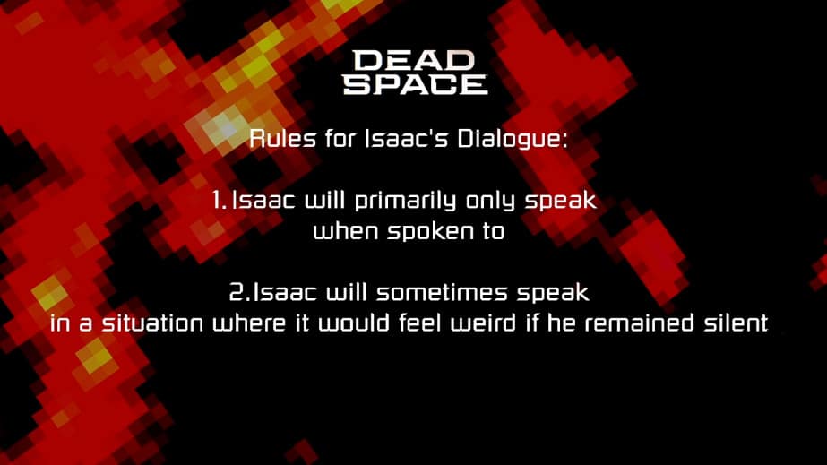 Dead Space, remake, Motive, EA, Isaac Clarke, voice, dialogue 