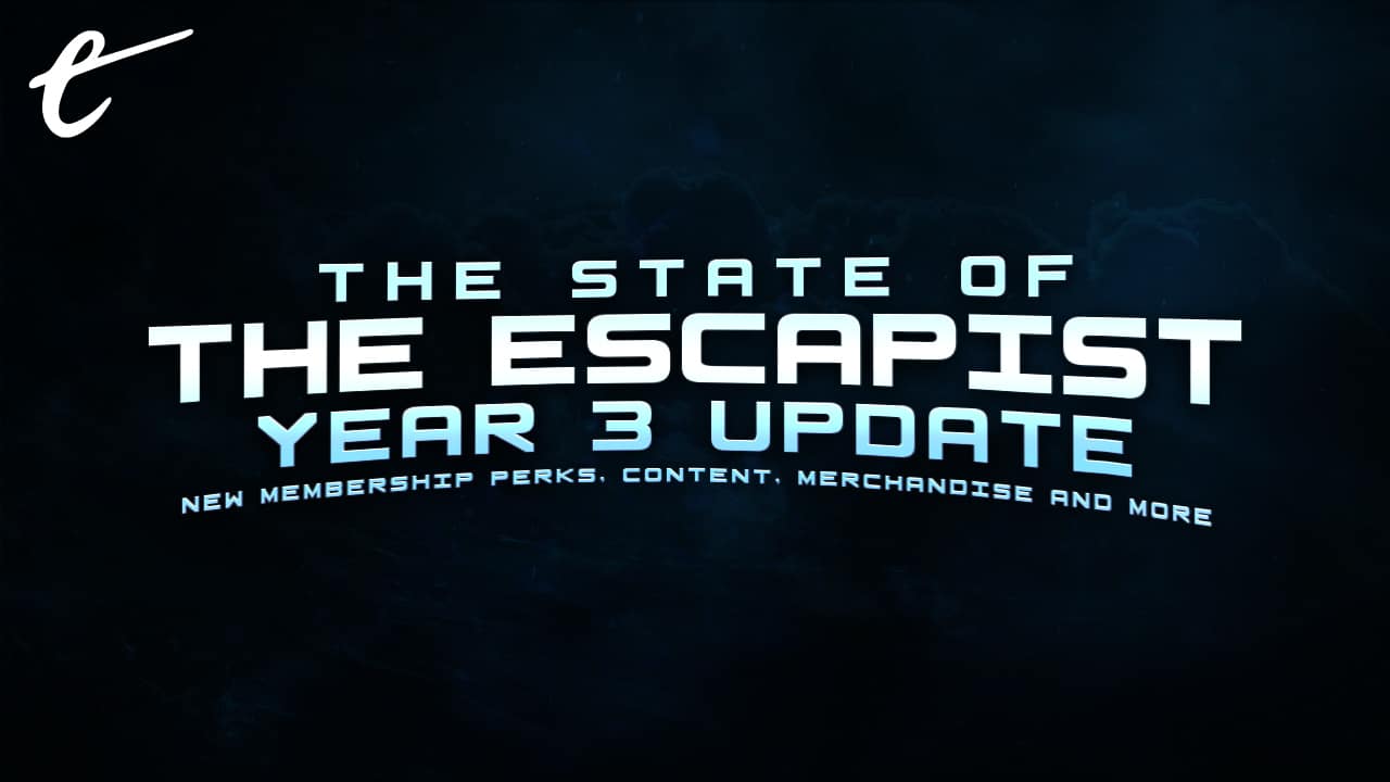 year 3 update The Escapist Channel Update - New Content, Merchandise, Membership Perks & More