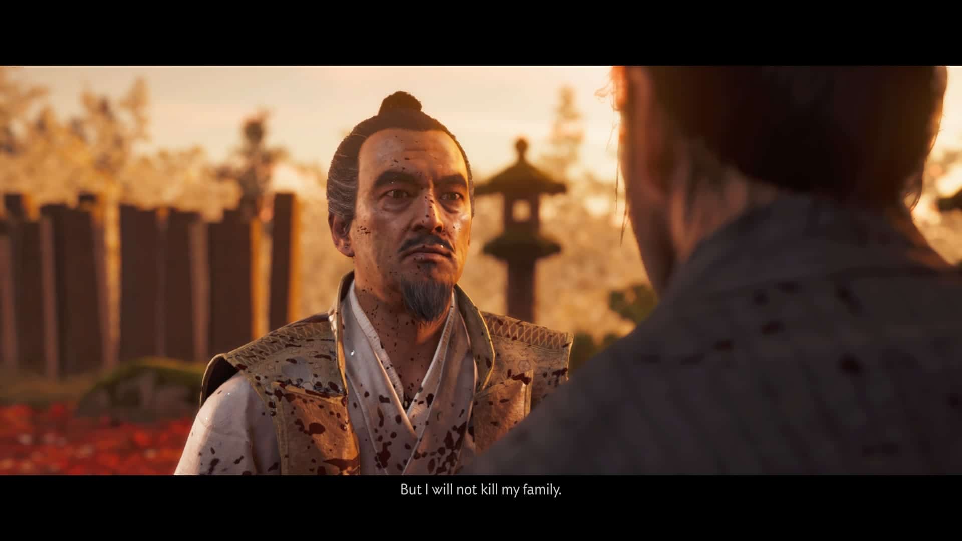 Ghost of Tsushima ending choice uncle Lord Shimura live or die, honor and samurai code, caste system adherence