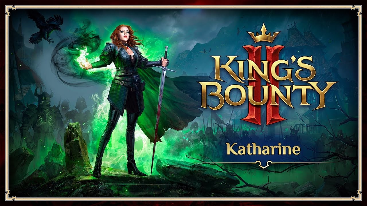 Katharine the mage snide haughty sarcastic personality makes you love her and generic medieval fantasy of Kings Bounty 2 II King's