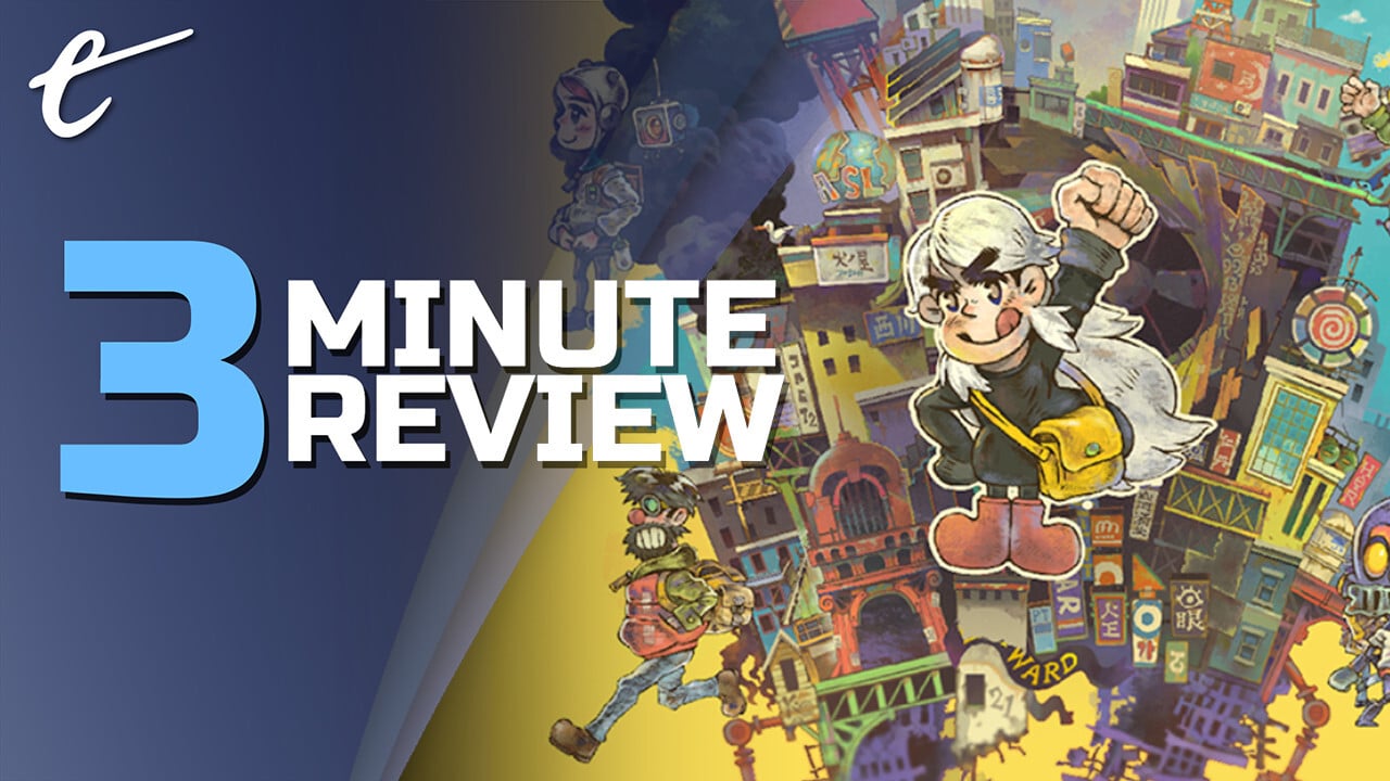 eastward review in 3 minutes pixpil chucklefish zelda-like heartwarming adventure