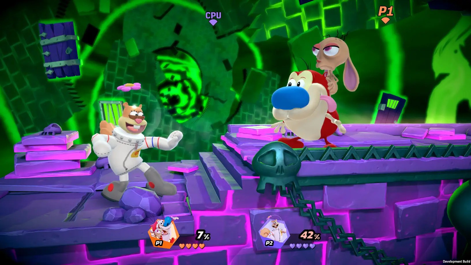 Nickelodeon All-Star Brawl, Ren, Stimpy, Ren & Stimpy, trailer, video, reveal, Super Smash Bros.