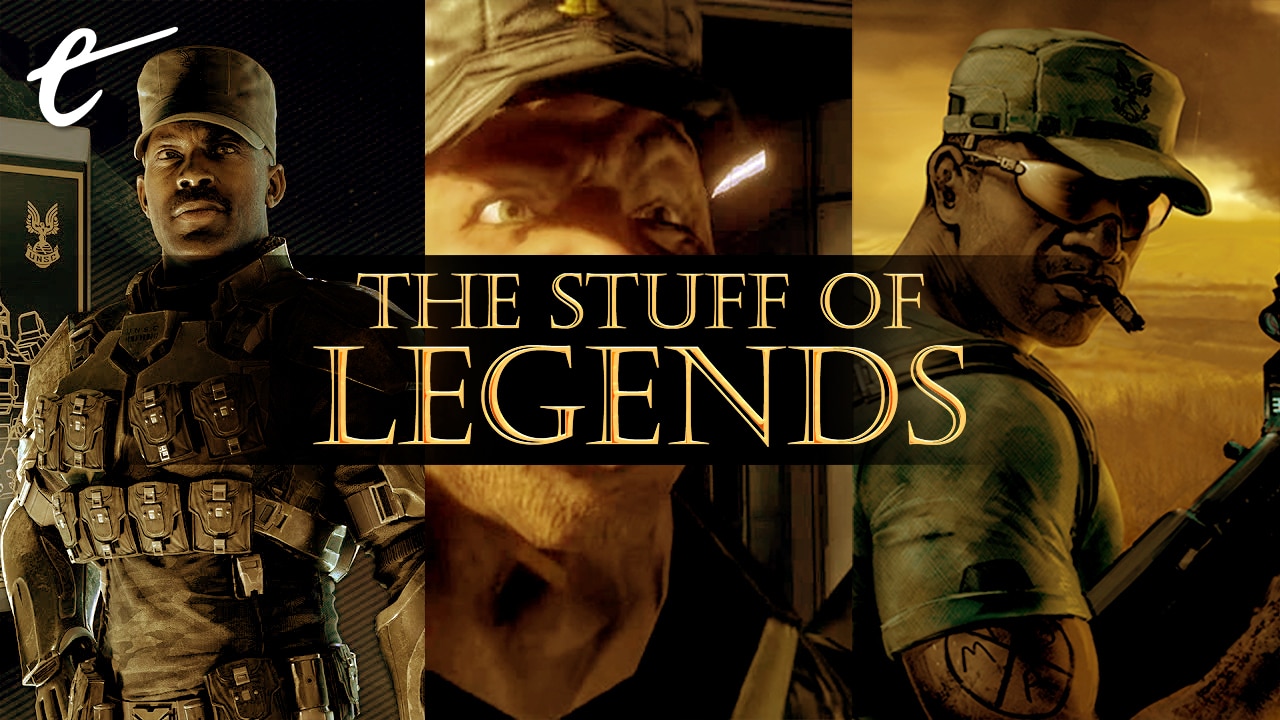 Sergeant Avery Johnson Halo story origin lore how he survived Alpha Halo in Combat Evolved