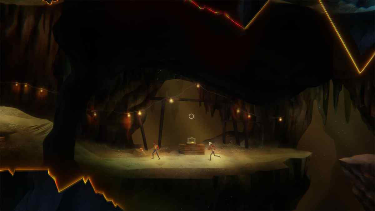Oxenfree II: Lost Signals preview 2 walkie-talkie time tear tears time travel portal puzzle gameplay Riley Jacob Parentage Nintendo Switch mine cave system Sean Krankel Adam Hines Bryant Cannon Ethan Stearns Night School Studio MWM Interactive MWMi