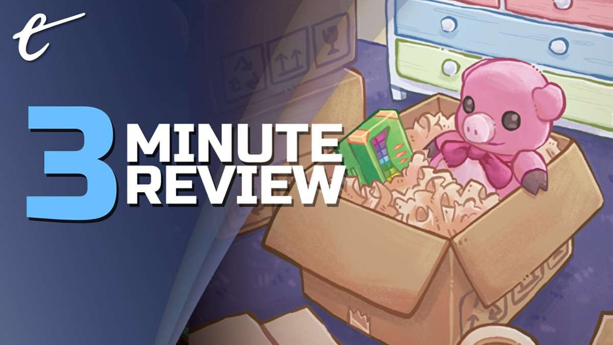 unpacking review in 3 minutes witch beam games humble games