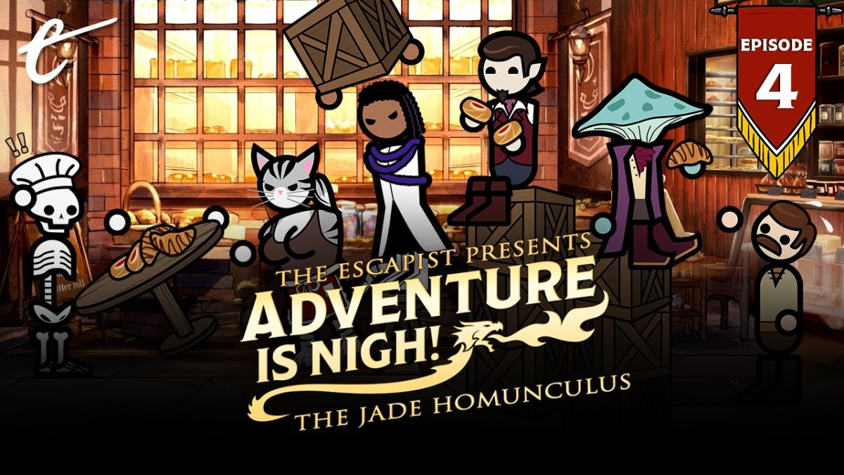 Adventure Is Nigh - The Jade Homunculus episode 4 Gold and Pastries Jack Packard DM Dungeon Master Dungeons & Dragons Escapist campaign Yahtzee Croshaw