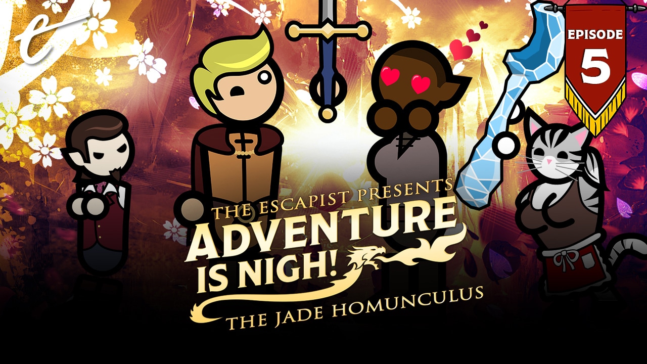 Adventure Is Nigh! – The Jade Homunculus Episode 5: Oh, Fudge! Jack Packard DM Dungeon Master Dungeons & Dragons Escapist campaign Yahtzee Croshaw