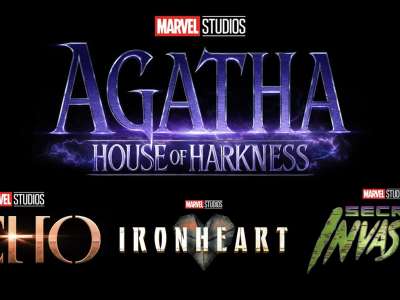 Agatha: House of Harkness Secret Invasion Ironheart Echo Disney+ Day MCU TV series release date announcement reveal teaser logo Marvel Cinematic Universe