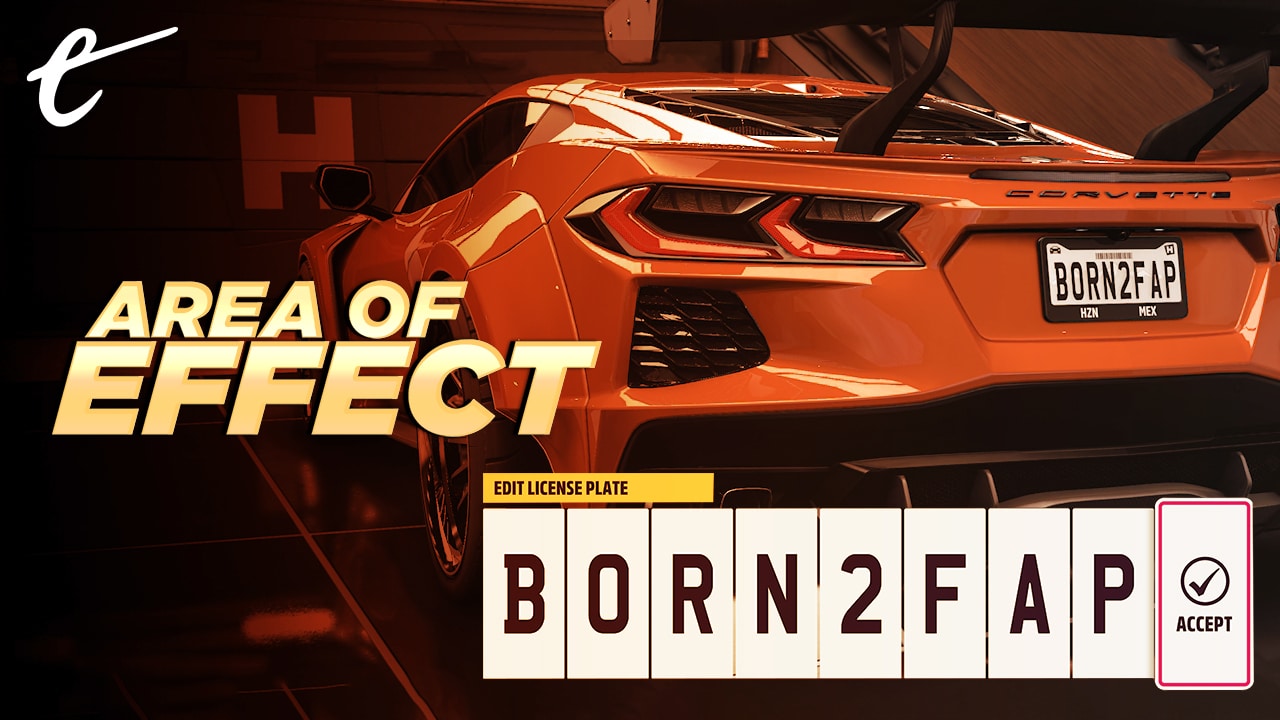 Forza Horizon 5 license plate plates cursing curse bad words censor system language filter sharting born2fap vajazzle arseface