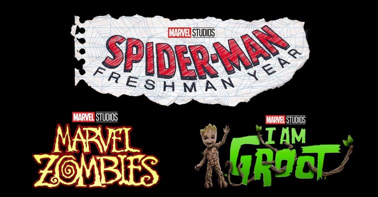 Disney+ animated series Spider-Man: Freshman Year Marvel Zombies I Am Groot coming soon