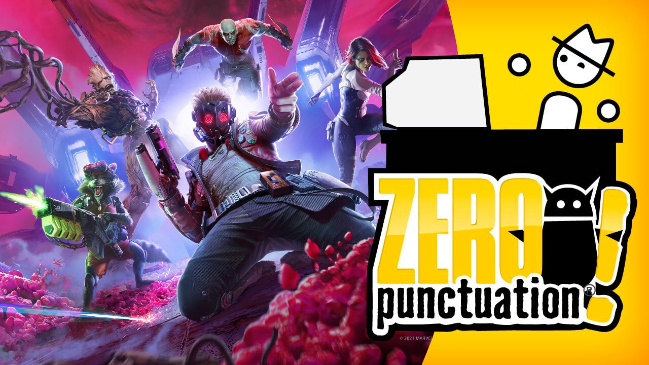 marvels guardians of the galaxy zero punctuation yahtzee croshaw eidos montreal square enix marvel's guardians of the galaxy