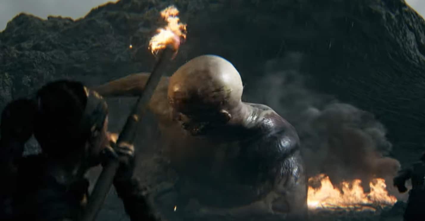 Senuas Saga Hellblade II gameplay trailer video The Game Awards 2021 giant monster Senua's Saga