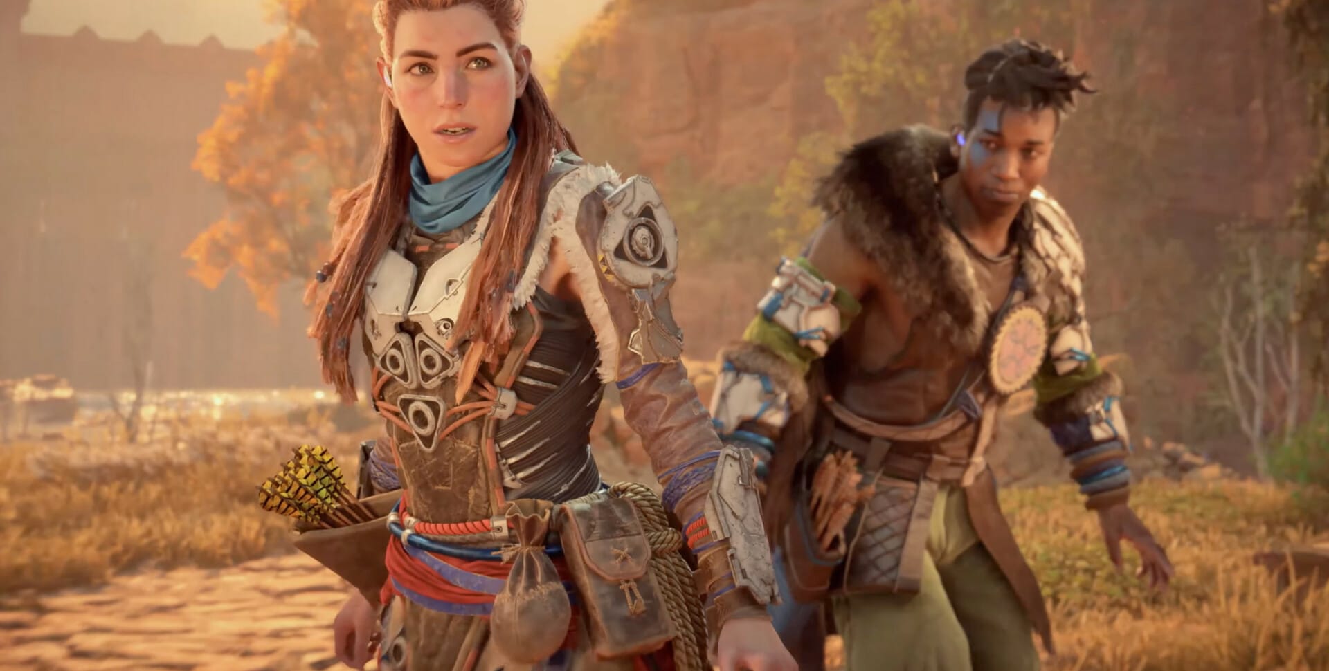 Horizon Forbidden West story trailer Carrie-Anne Moss Guerrilla Games
