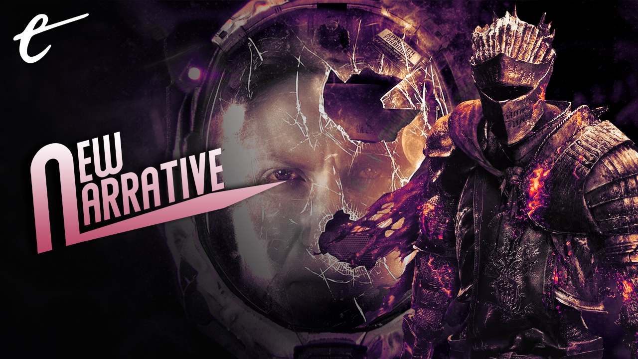 Returnal storytelling narrative evolution of Dark Souls audio item descriptions language translation