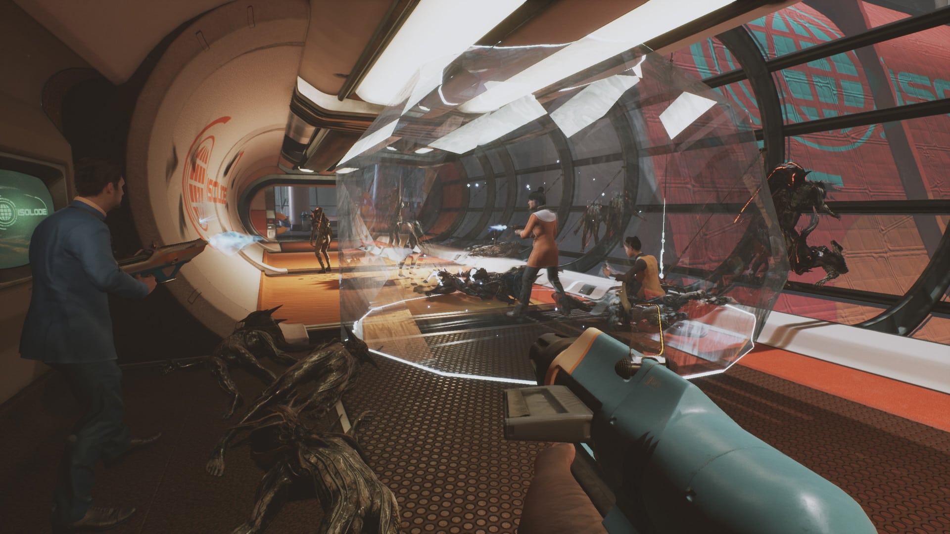 The Anacrusis early access preview Stray Bombay survival horror 11 story sci-fi space mall aliens Left 4 Dead Back 4 Blood gameplay