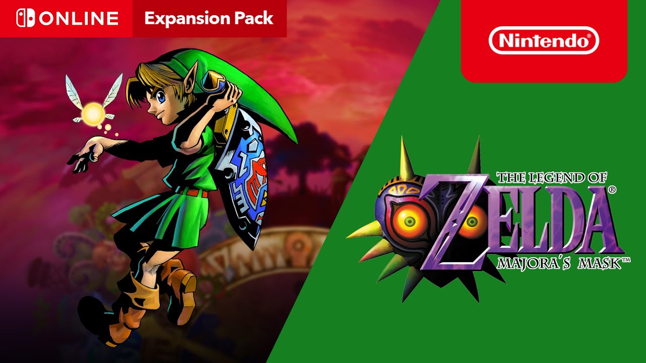 The Legend of Zelda: Majoras Mask release date Nintendo Switch Online Expansion Pack NSO February 25, 2022 Majora's Mask