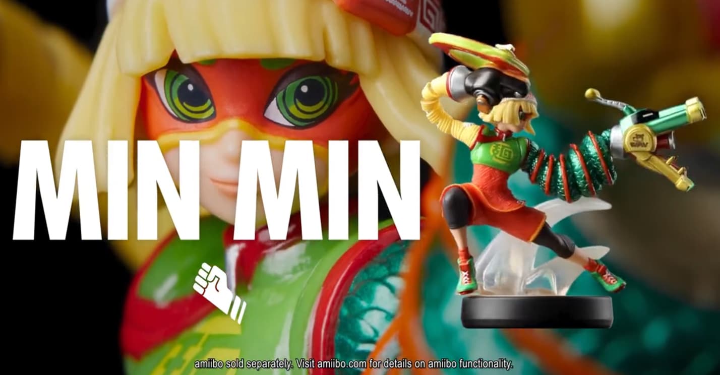 Min Min amiibo release date April 29, 2022 Arms Super Smash Bros. Ultimate Minecraft Steve Alex amiibo delay 2022 Nintendo