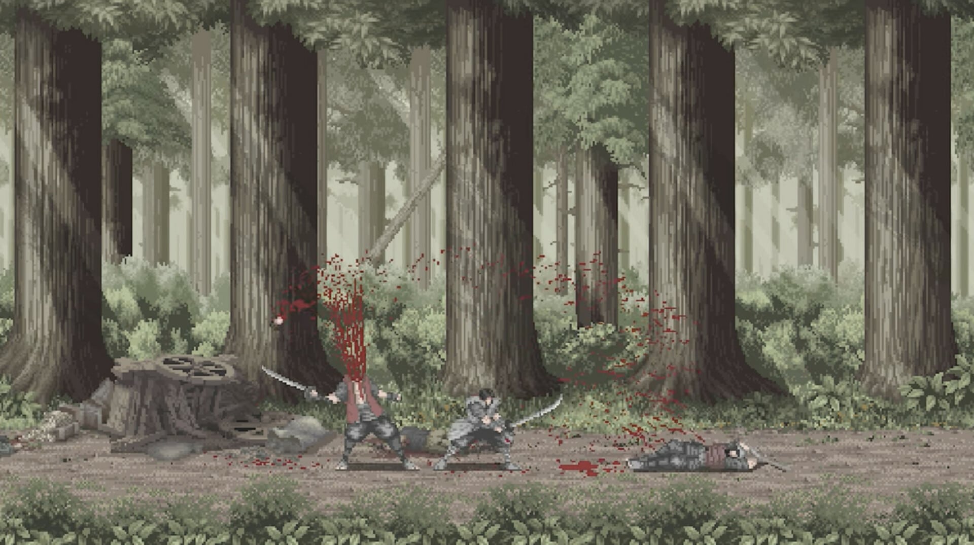 Meifumado, old bit, indie, action, sword, katana, pixel, 16-bit, 8-bit, kickstarter
