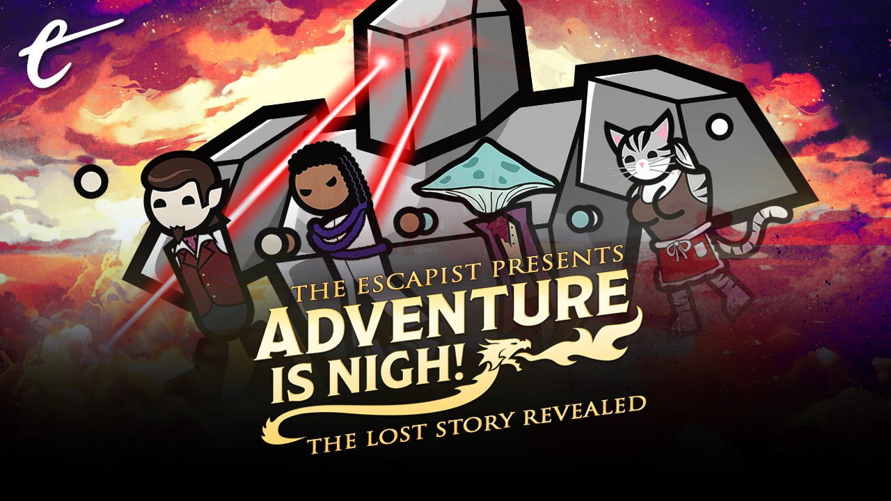 Jack Packard Adventure Is Nigh season 1 behind the scenes DM screen the lost untold story with colossus giant robot Dungeons & Dragons D&D inspiration, design process, improv lessons learned from Grinderbin, Dabarella, Mortimer, Sigmar