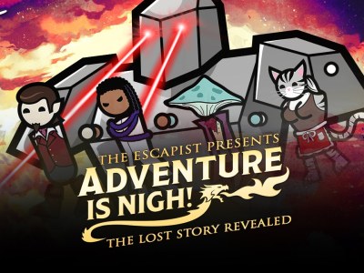 Jack Packard Adventure Is Nigh season 1 behind the scenes DM screen the lost untold story with colossus giant robot Dungeons & Dragons D&D inspiration, design process, improv lessons learned from Grinderbin, Dabarella, Mortimer, Sigmar