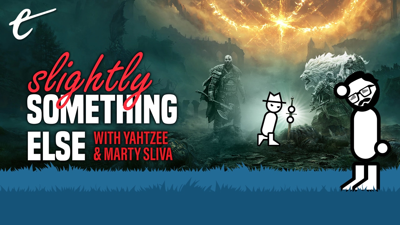is Elden Ring already generation-defining video game Slightly Something Else Yahtzee Croshaw Marty Sliva