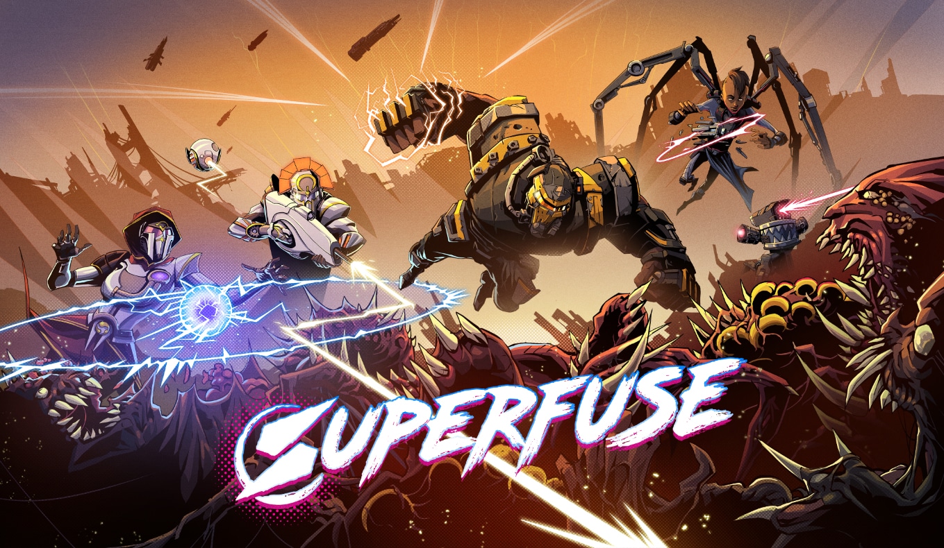 Superfuse superhero action RPG announcement trailer Raw Fury Stitch Heads like X-Men Legends with 4-player online co-op