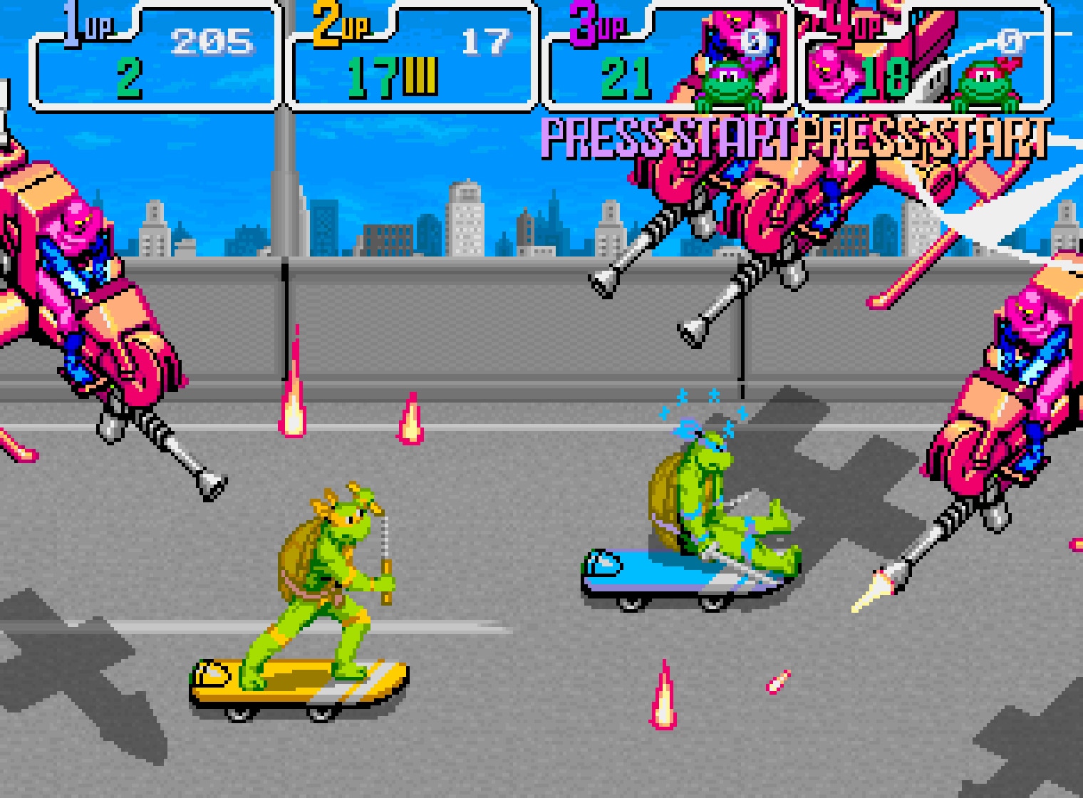 Konami Teenage Mutant Ninja Turtles arcade game 1989 is not good but it is important and necessary for The Cowabunga Collection from Digital Eclipse