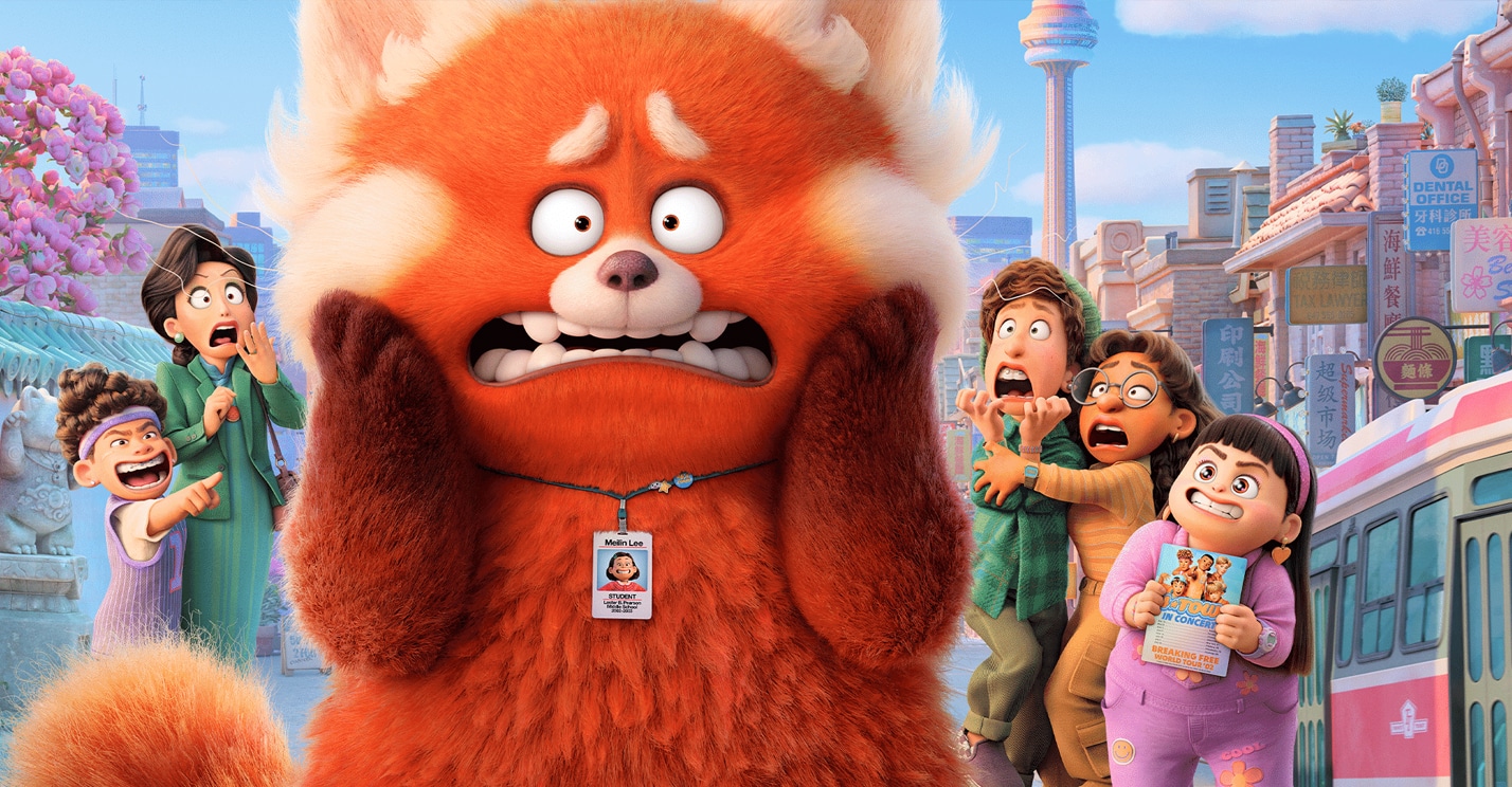 Disney+ Pixar Turning Red universal movie with Chinese Canadian girl female perspective that generates empathy, contrary to a review