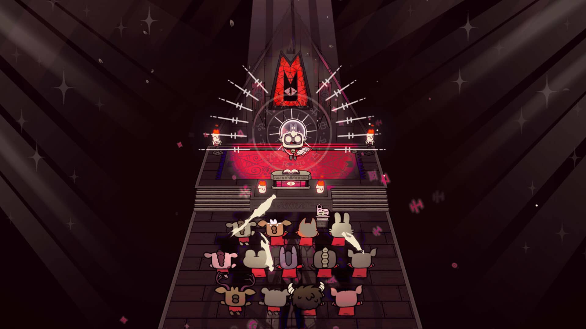 Cult of the Lamb preview PAX East 2022 Devolver Digital Massive Monster roguelite action RPG management sim