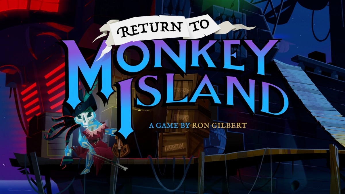 Return to Monkey Island reveal announcement trailer Ron Gilbert and Dave Grossman original designers back