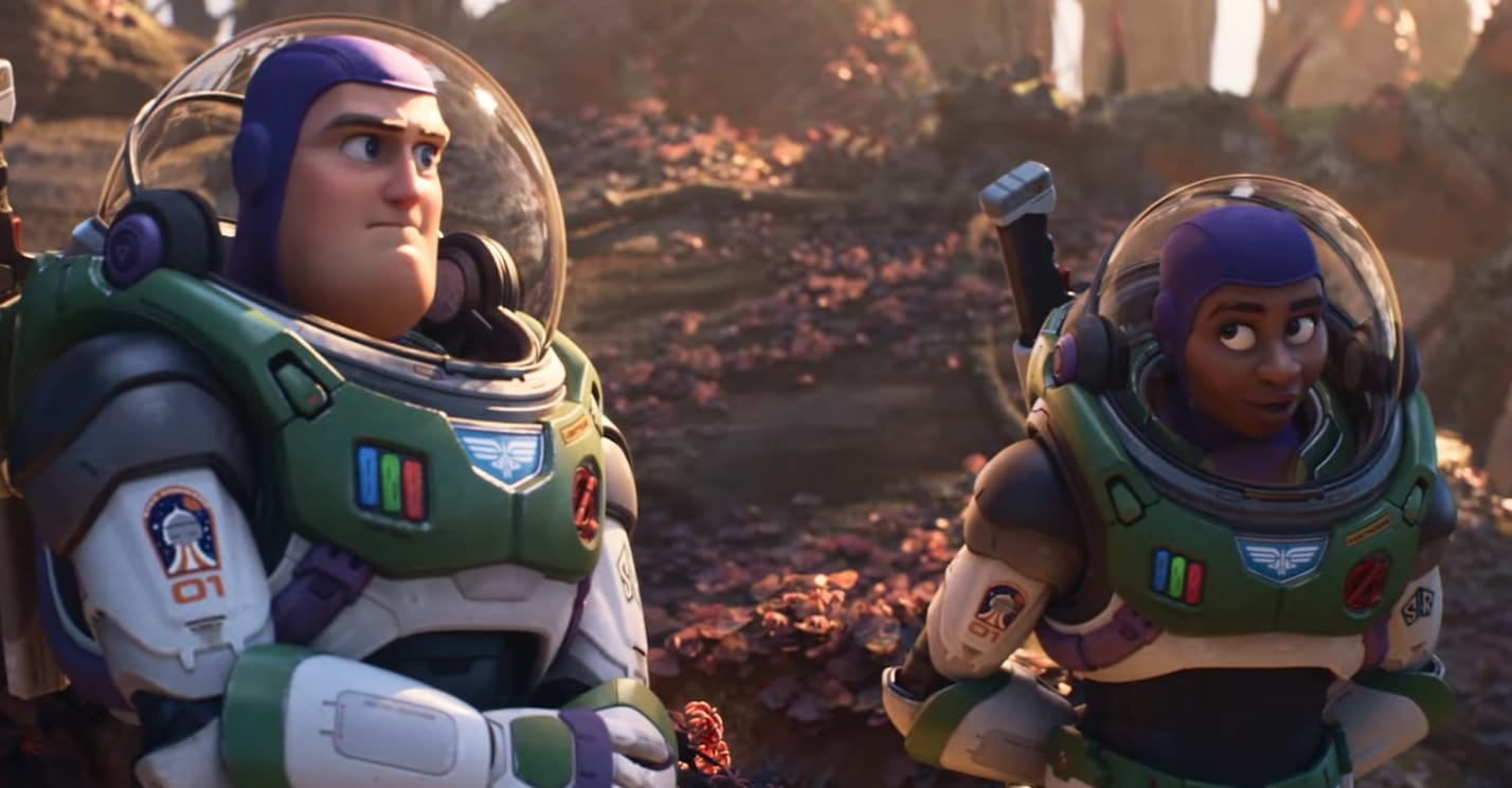 Buzz Lightyear official trailer 2 Chris Evans Commander Alisha Hawthorne Uzo Aduba Peter Sohn Sox Keke Palmer, Taika Waititi and Dale Soules Disney Pixar