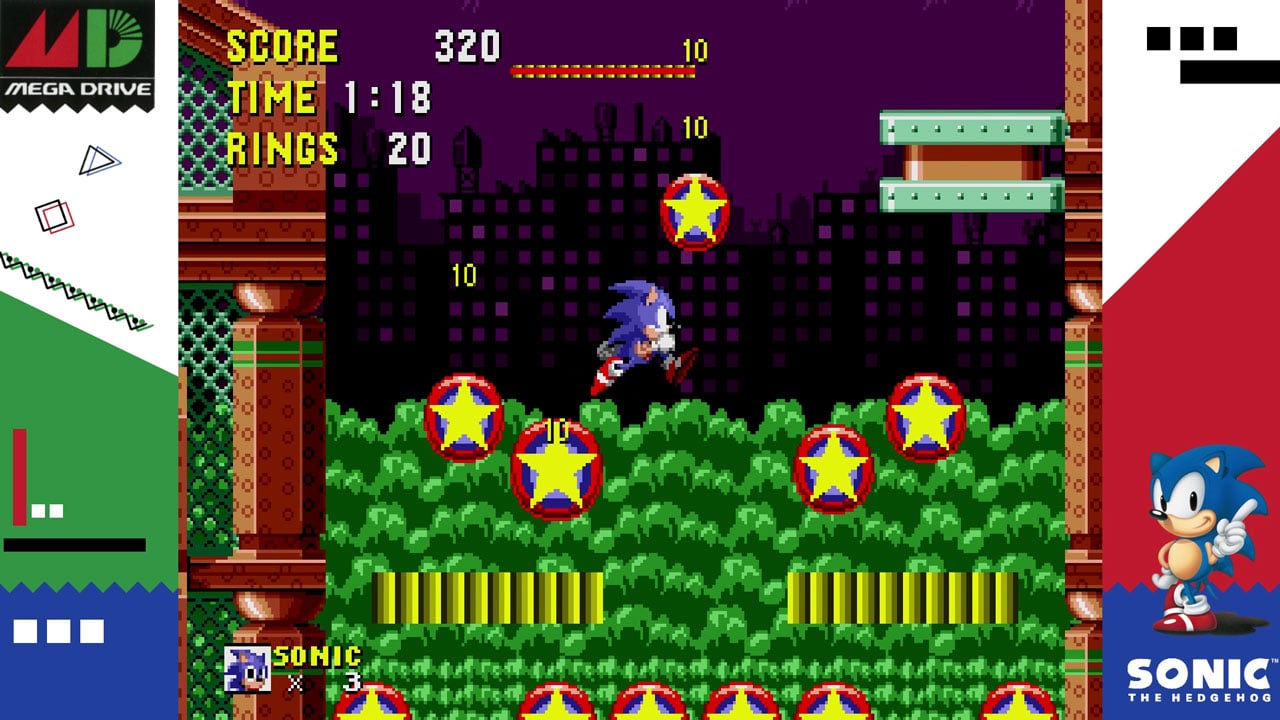 Sega Ages Sonic the Hedgehog 1 loop-the-loops loop physics game changer Sega Genesis Sonic Team