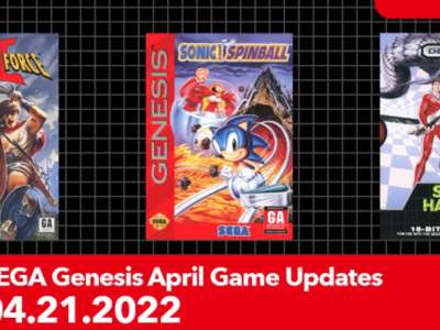 Sega Genesis games Sonic the Hedgehog Spinball, Shining Force II, and Space Harrier II join NSO / Nintendo Switch Online + Expansion Pack April 2022