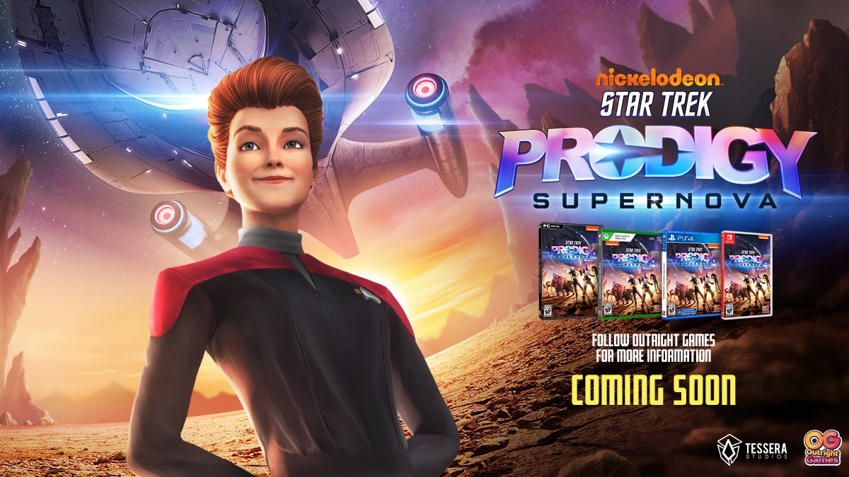 Star Trek: Prodigy Supernova video game announcement Outright Games Nickelodeon Paramount+ Nintendo Switch PlayStation 4 Xbox One PC Tessera Studios