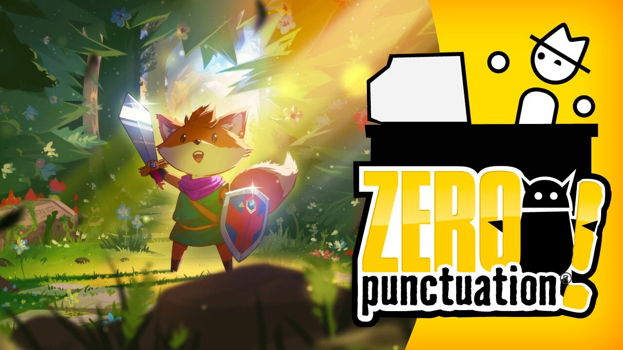 Tunic Zero Punctuation review Yahtzee Croshaw Finji Andrew Shouldice Zelda adventure exploration mystery