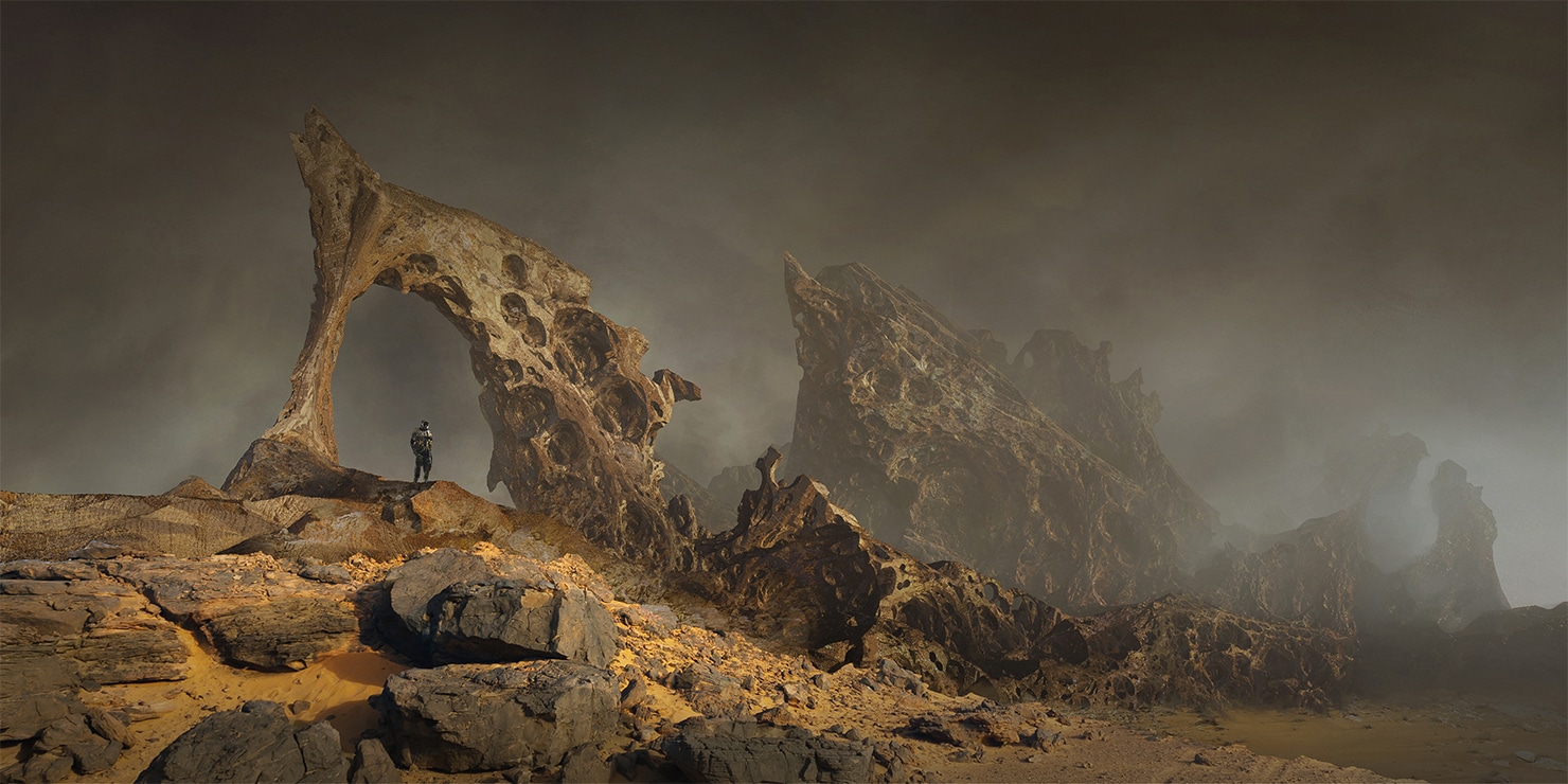 Funcom Dune open-world survival game first images concept art recruiting hiring developers US Norway