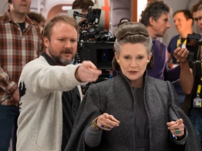 Rian Johnson Star Wars trilogy backburner back-burnered development paused stopped at Lucasfilm says Kathleen Kennedy