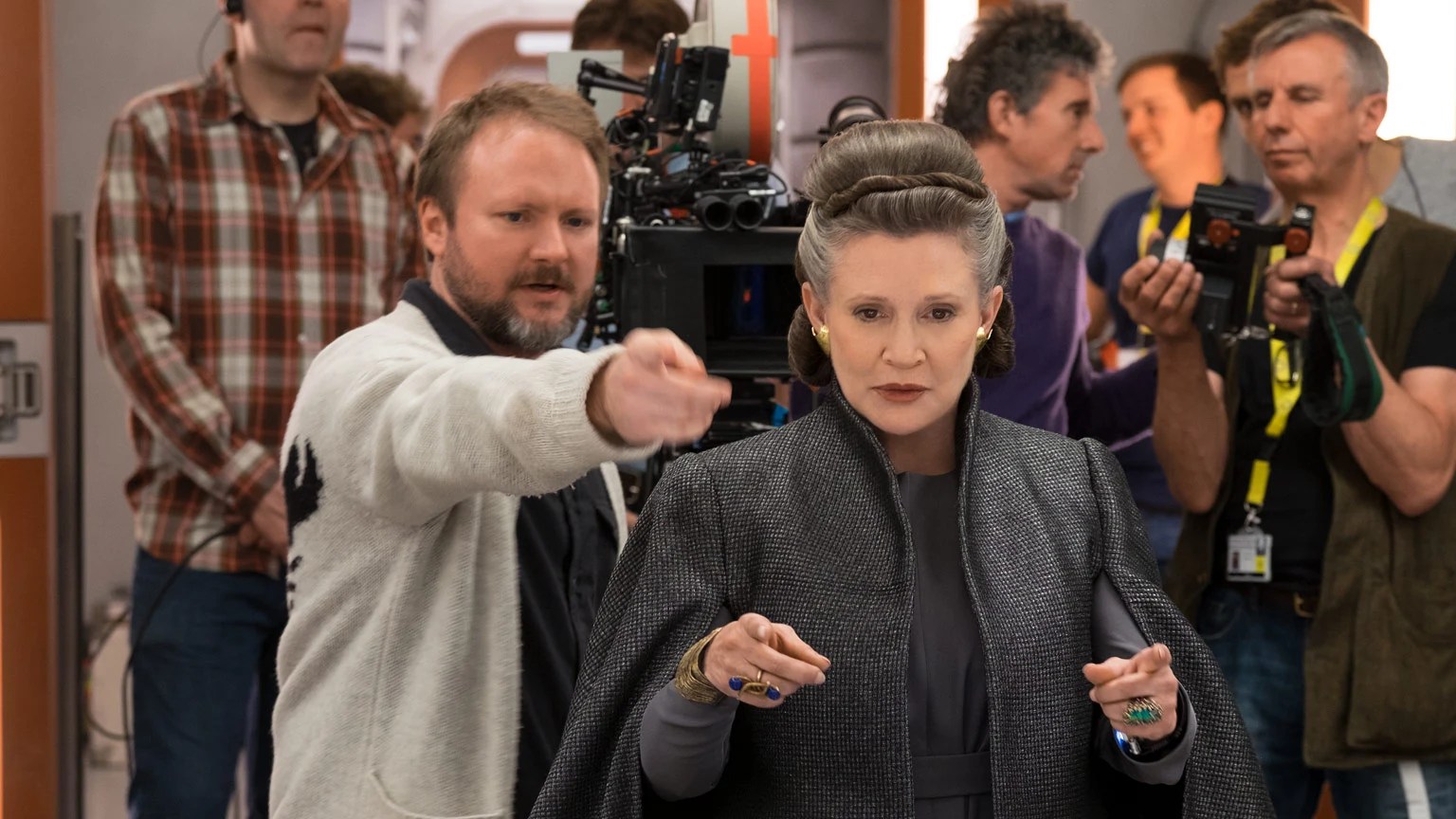 Rian Johnson Star Wars trilogy backburner back-burnered development paused stopped at Lucasfilm says Kathleen Kennedy