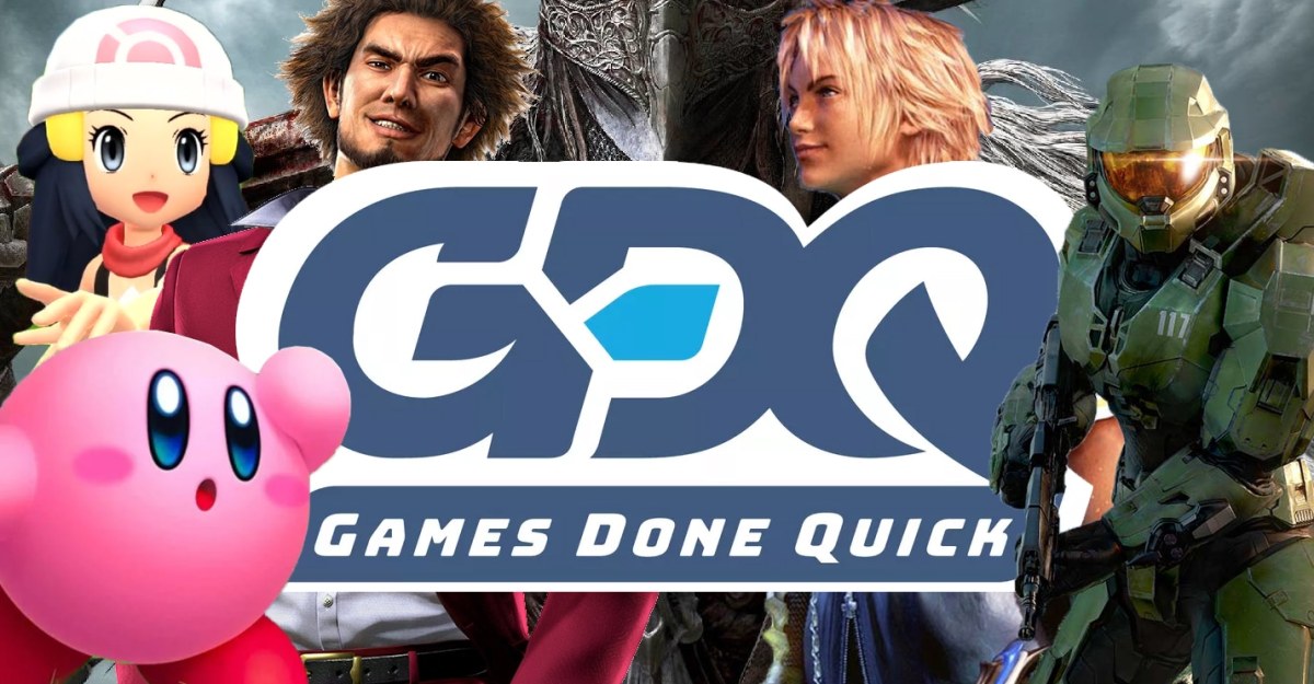 Summer Games Done Quick 2022 SGDQ charity speedrun speedrunning Doctors Without Borders Yakuza: Like a Dragon LAD Halo Infinite Final Fantasy X Kirby and the Forgotten Land Pokemon Brilliant Diamond Shining Pearl Elden Ring