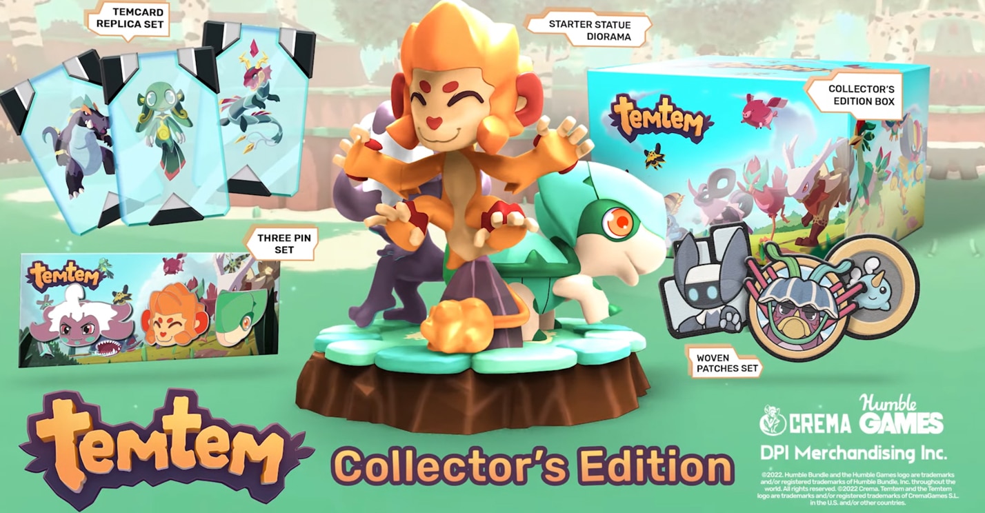 Temtem 1.0 release date September 6, 2022 collectors edition Nintendo Switch PlayStation 5 PS5 Xbox Series X S XSX PC Steam Humble Games Store Crema Pokemon MMO MMORPG