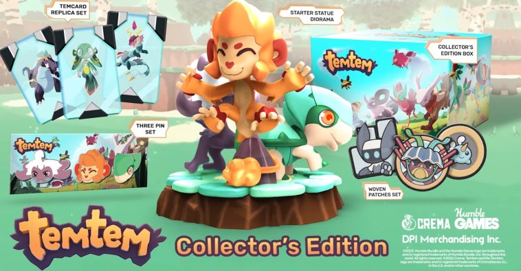Temtem 1.0 release date September 6, 2022 collectors edition Nintendo Switch PlayStation 5 PS5 Xbox Series X S XSX PC Steam Humble Games Store Crema Pokemon MMO MMORPG