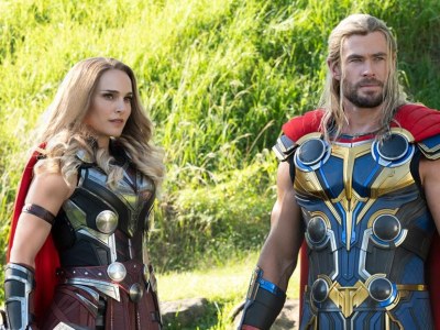 Thor: Love and Thunder Natalie Portman reveal muscles great shape outfit Thor 4 Chris Hemsworth Empire MCU rom-com romantic comedy Marvel