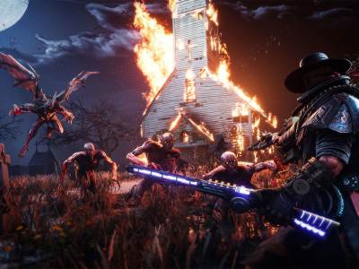 Evil West release date reveal trailer schedules wild west vampire hunting for september playstation xbox pc