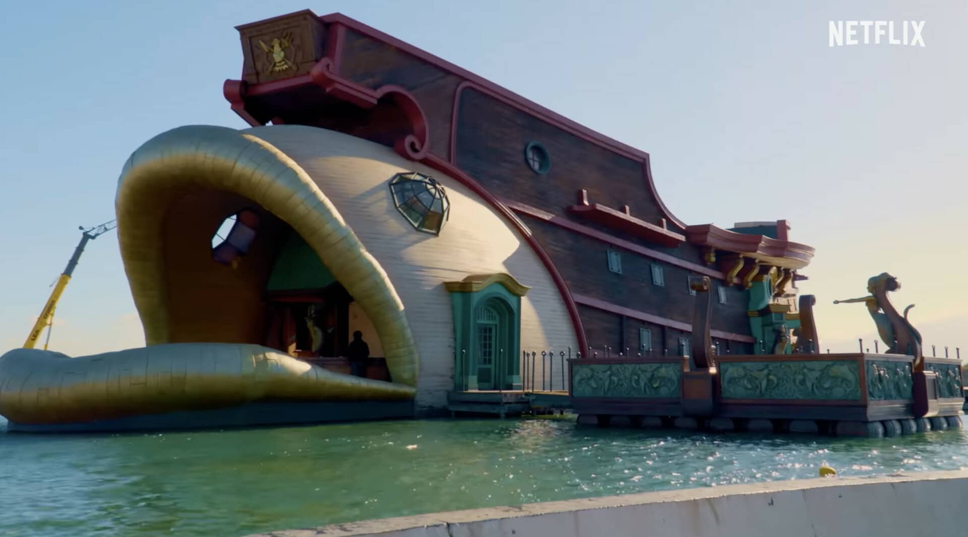 Netflix One Piece show live-action sets video teaser