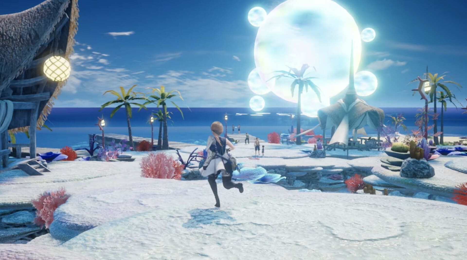 Harvestella release date trailer Nintendo Switch PC Steam Square Enix life sim simulation colorful harvest farming fighting