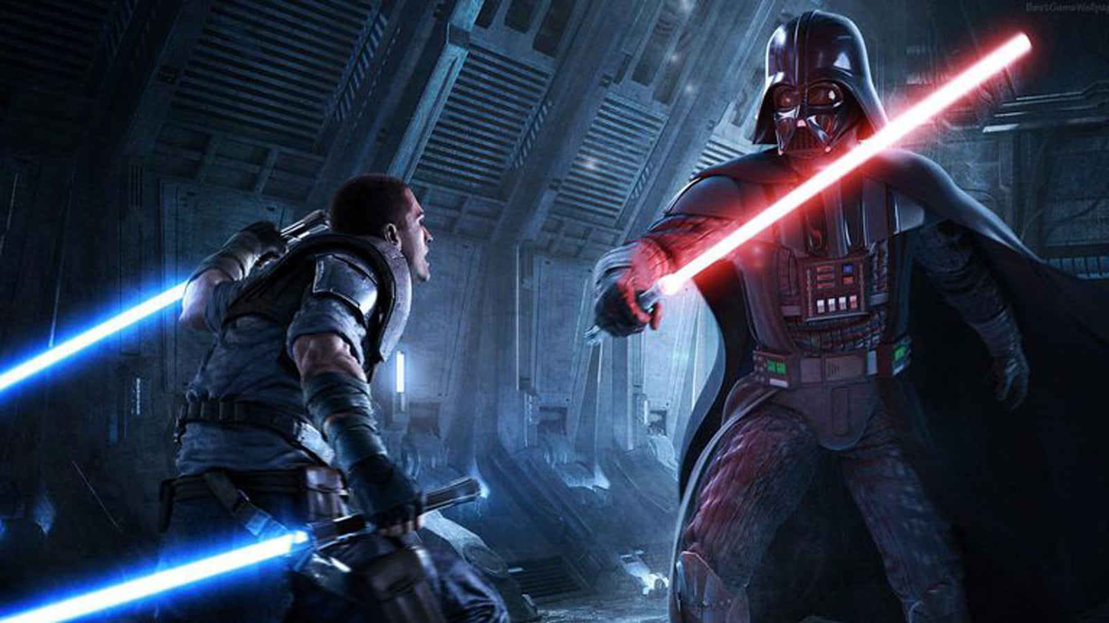we need realistic hate and pain Sith lord Darth Vader Star Wars video game simulation from Lucasfilm Games