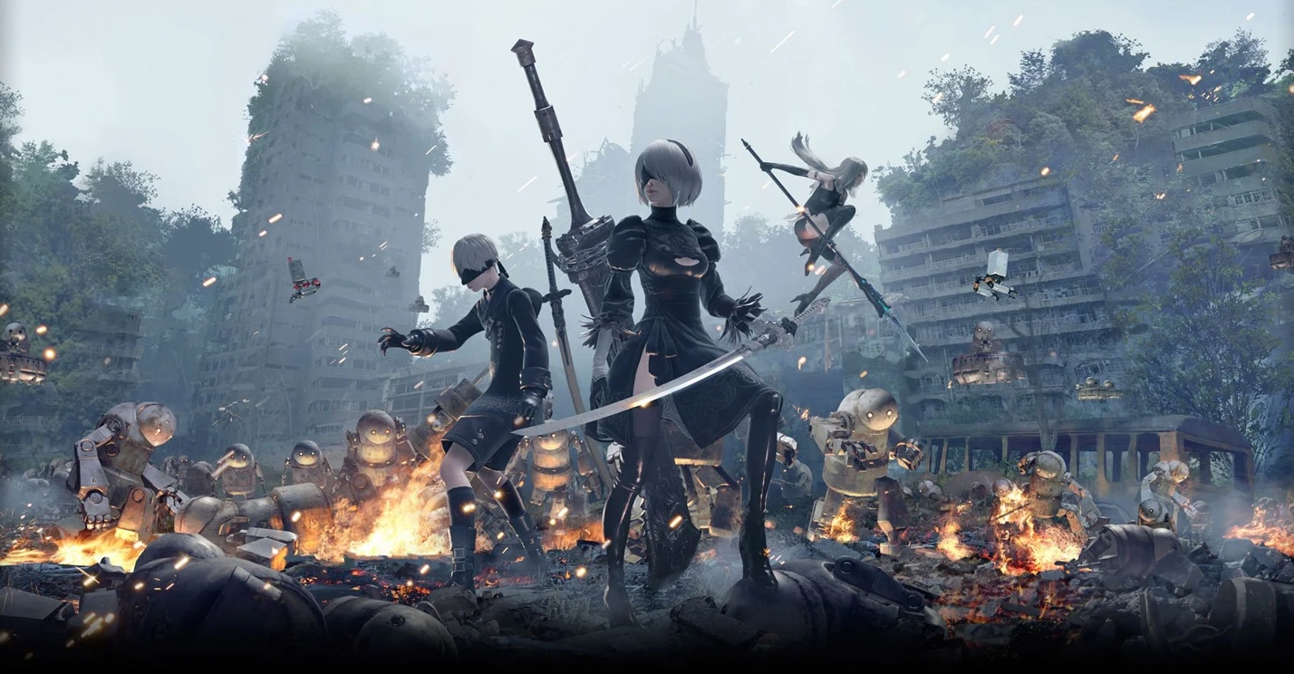 Nier: Automata Nintendo Switch release date trailer 2022 Square Enix PlatinumGames port Nintendo Direct Mini: Partner Showcase