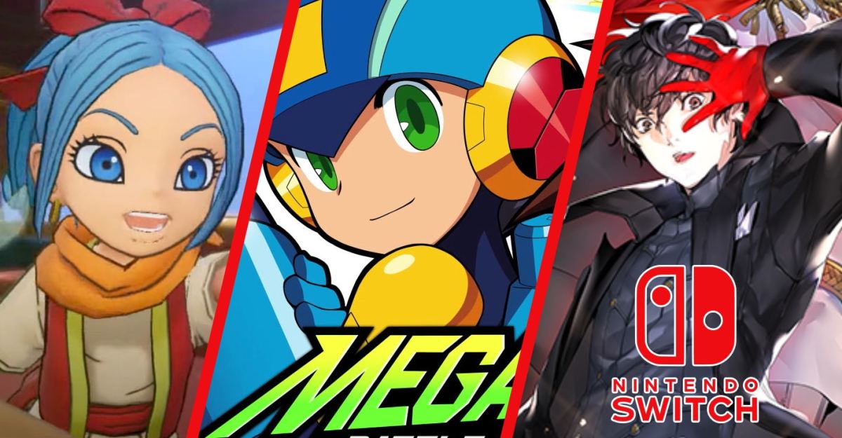 Nintendo Direct Mini: Partner Showcase June 28, 2022 list of all Switch video games shown Mega Man Battle Network Legacy Collection Persona 3 4 5 Dragon Quest Treasures release date trailer